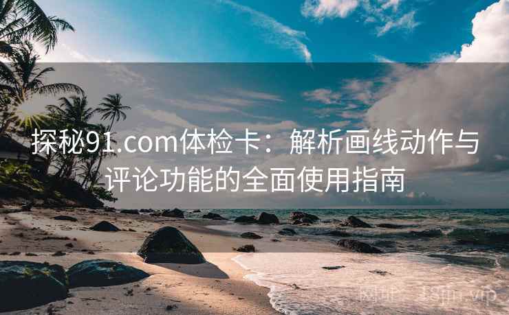 探秘91.com体检卡:解析画线动作与评论功能的全面使用指南 探秘91.com体检卡:解析画线动作与评论功能的全面使用指南